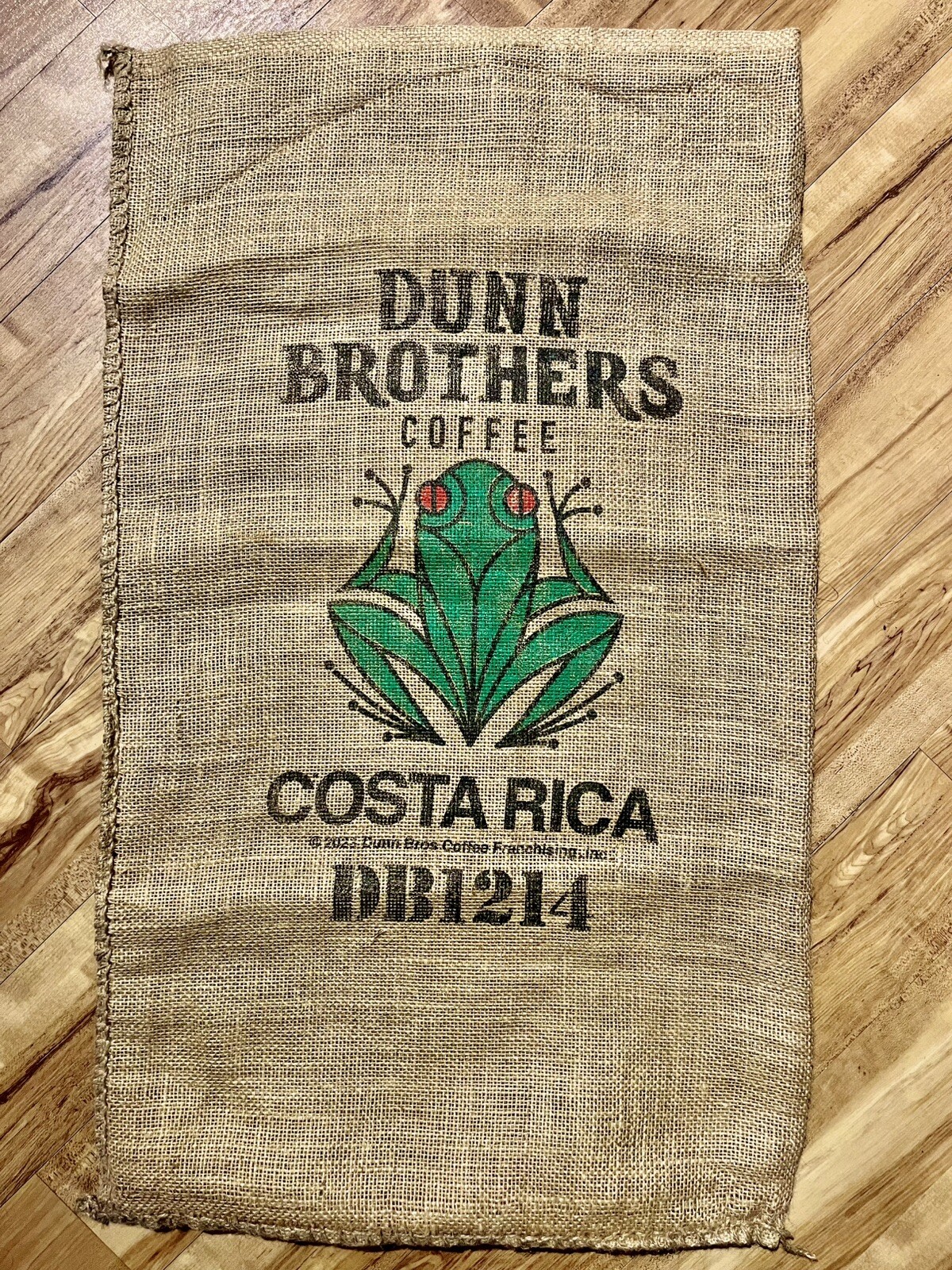 Large Decorative Costa Rica Jute Burlap Coffee Bag - 17” x 30” Large Decorative Costa Rica Jute Burlap Coffee Bag - 17” x 30”