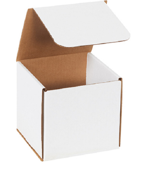 1-200 CHOOSE QUANTITY 6x6x6 Corrugated White Mailers Packing Boxes 6\
