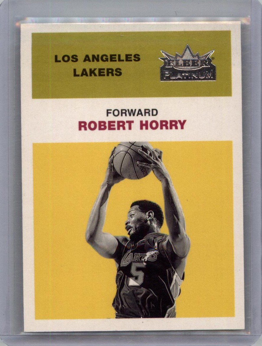 2001-02 Fleer Platinum #157 Robert Horry Anniversary Edition #/201