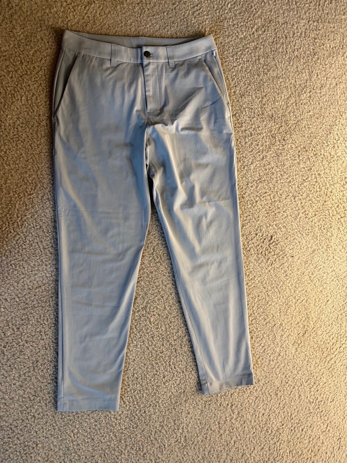 Lululemon ABC Trouser Warpstreme Light Gray 31x30
