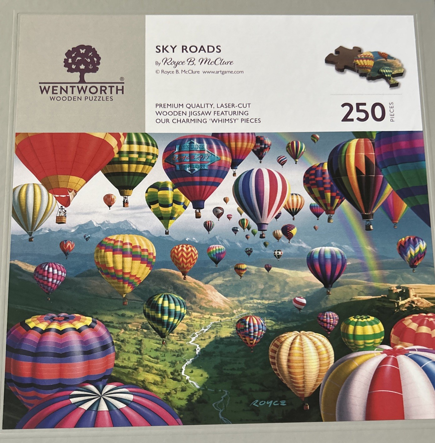 Wentworth Wooden Puzzles Sky Roads, 250 Pieces
