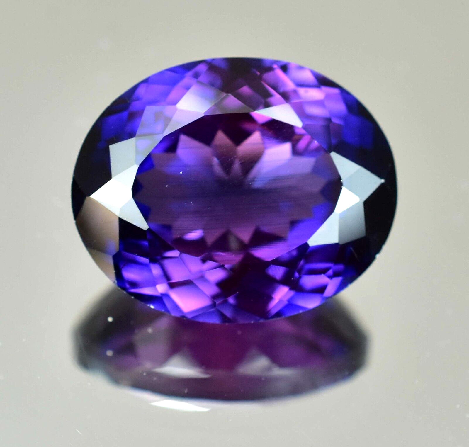 FLAWLESS Natural Purple-Blue Tanzanite 38.20 CT Oval IF Certified Loose Gemstone