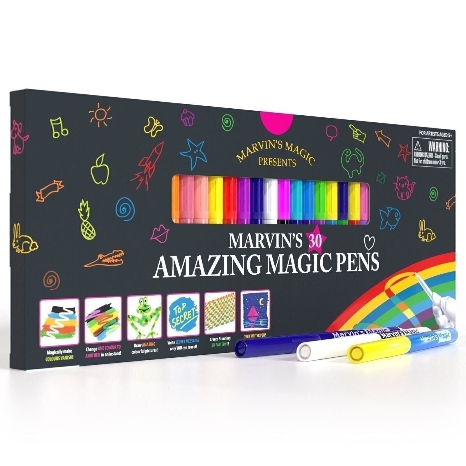 Marvin\'s Magic - 30 Amazing Magic Pens | Colored Pens | Art Supplies for Kids Marvin\'s Magic - 30 Amazing Magic Pens | Colored Pens | Art Supplies for Kids