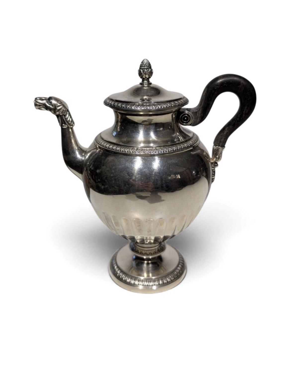 Antique 20th Century Cardeilhac Rare French Silver Coffee Pot 24cm 882g