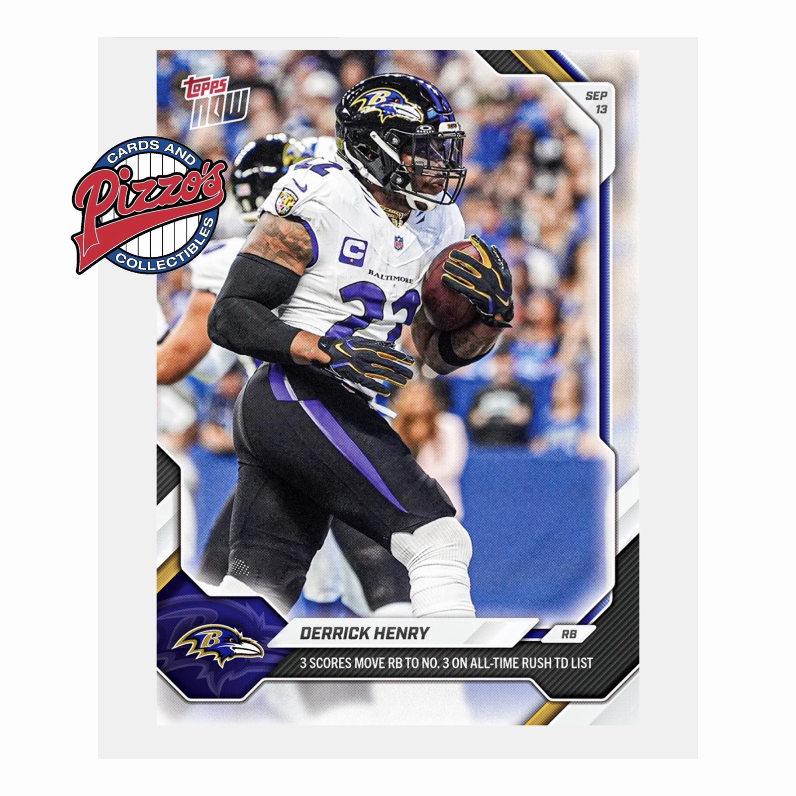 Derrick Henry 3rd All-Time Rushing TDs 2026 NFL Topps NOW Card 7 Presale