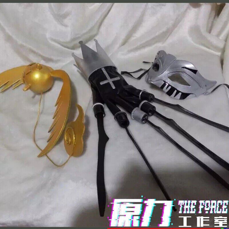 D.Gray-man Allen Walker Cosplay Props Timcanpy Claw Mask Anime Full Set Boy Gift D.Gray-man Allen Walker Cosplay Props Timcanpy Claw Mask Anime Full Set Boy Gift