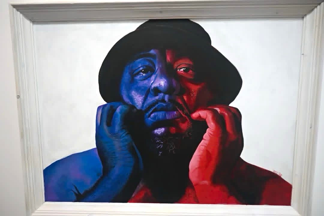 Original Acrylic Painting on Wood Frame