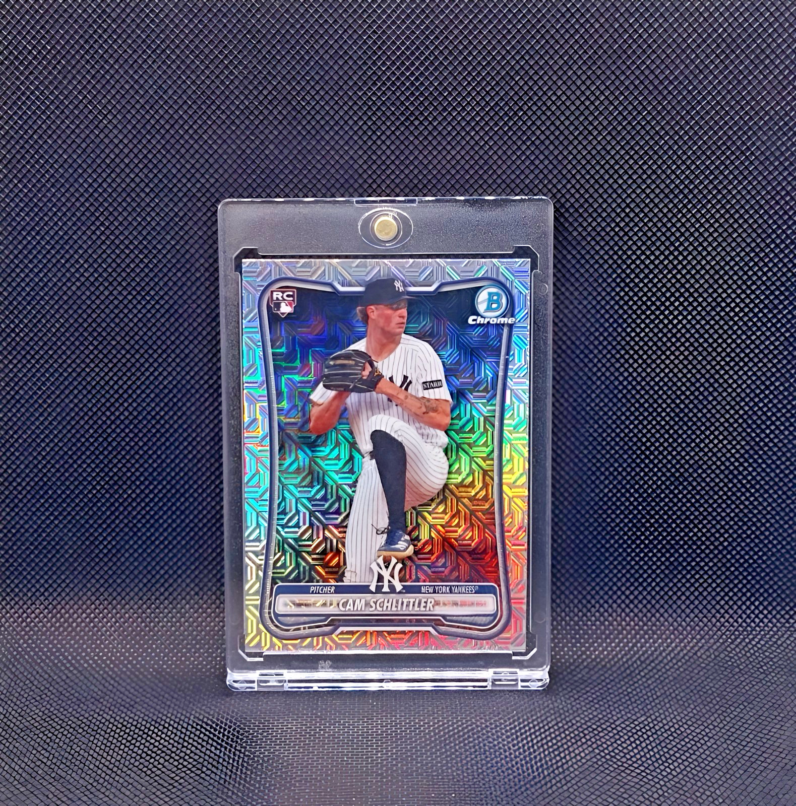 ROOKIE CAM SCHLITTLER SILVER MOJO REFRACTOR 2026 Bowman Chrome Card Yankees SP