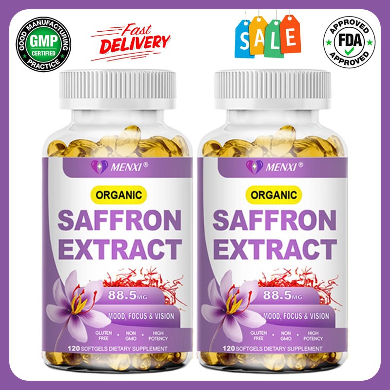 Pure Saffron Extract 88.5mg - Supports Healthy Appetite Suppressant 240 Capsules Pure Saffron Extract 88.5mg - Supports Healthy Appetite Suppressant 240 Capsules