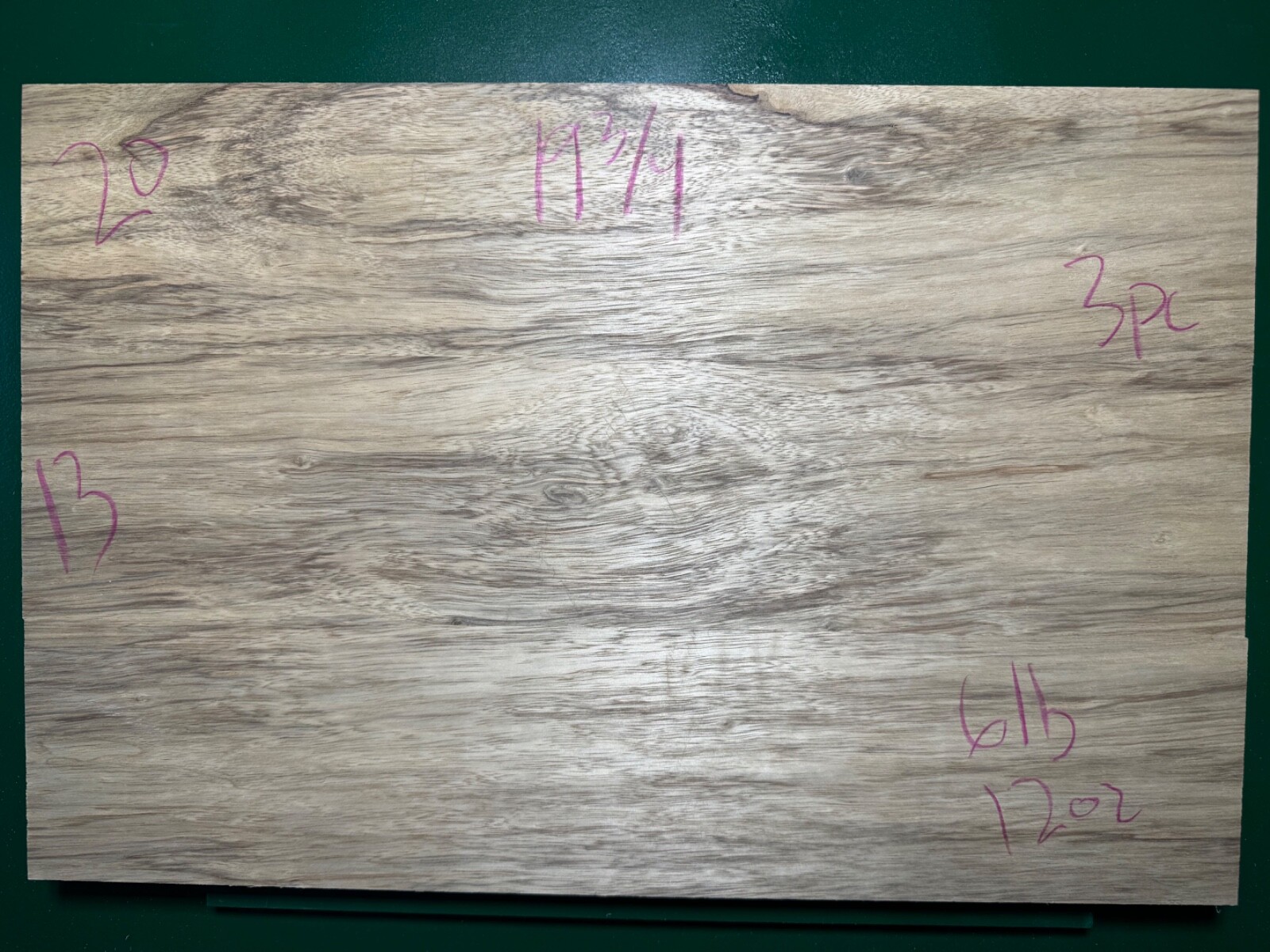 SANDED 1.75 3 PIECE Black Limba guitar Body Blank #20 Kiln Dried 6lb 12oz SANDED 1.75 3 PIECE Black Limba guitar Body Blank #20 Kiln Dried 6lb 12oz