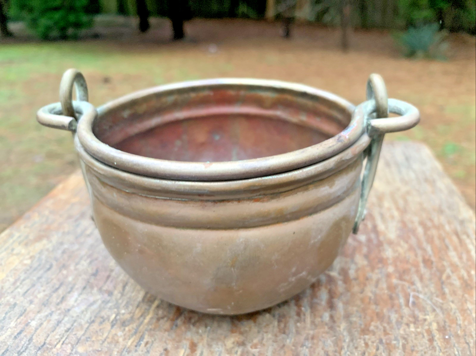 Antique Copper Pot with Handle. AS FOUND Antique Copper Pot with Handle. AS FOUND