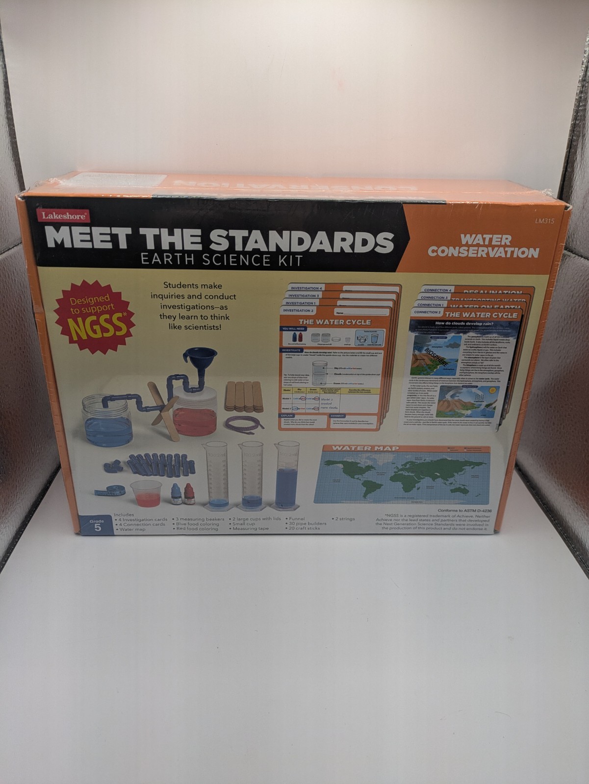 Lakeshore Meet The Standards Earth Science Kit Water Conservation BRAND NEW