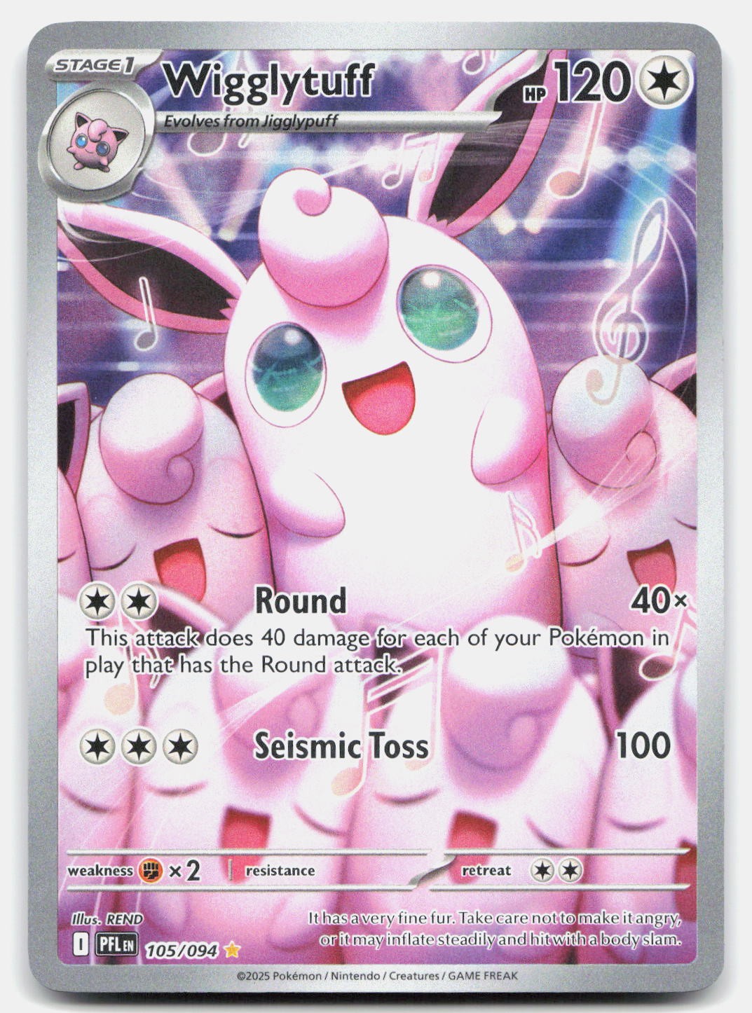 Wigglytuff Holofoil [PFL - 105/094]NM