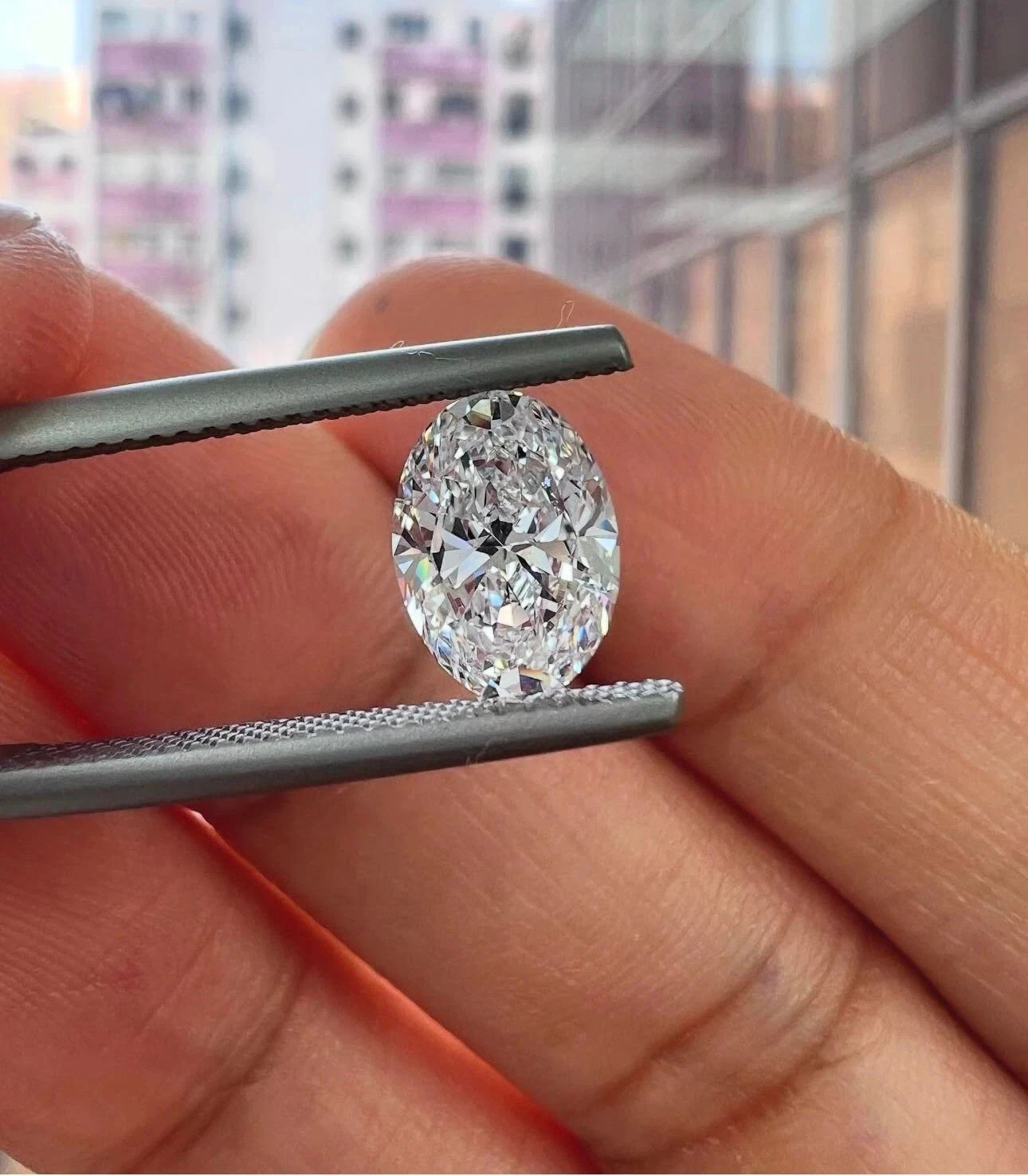 5.10 CT Natural White Diamond 10x12 mm 1 Pcs Oval Cut VVS1 D Grade Certified. 5.10 CT Natural White Diamond 10x12 mm 1 Pcs Oval Cut VVS1 D Grade Certified.