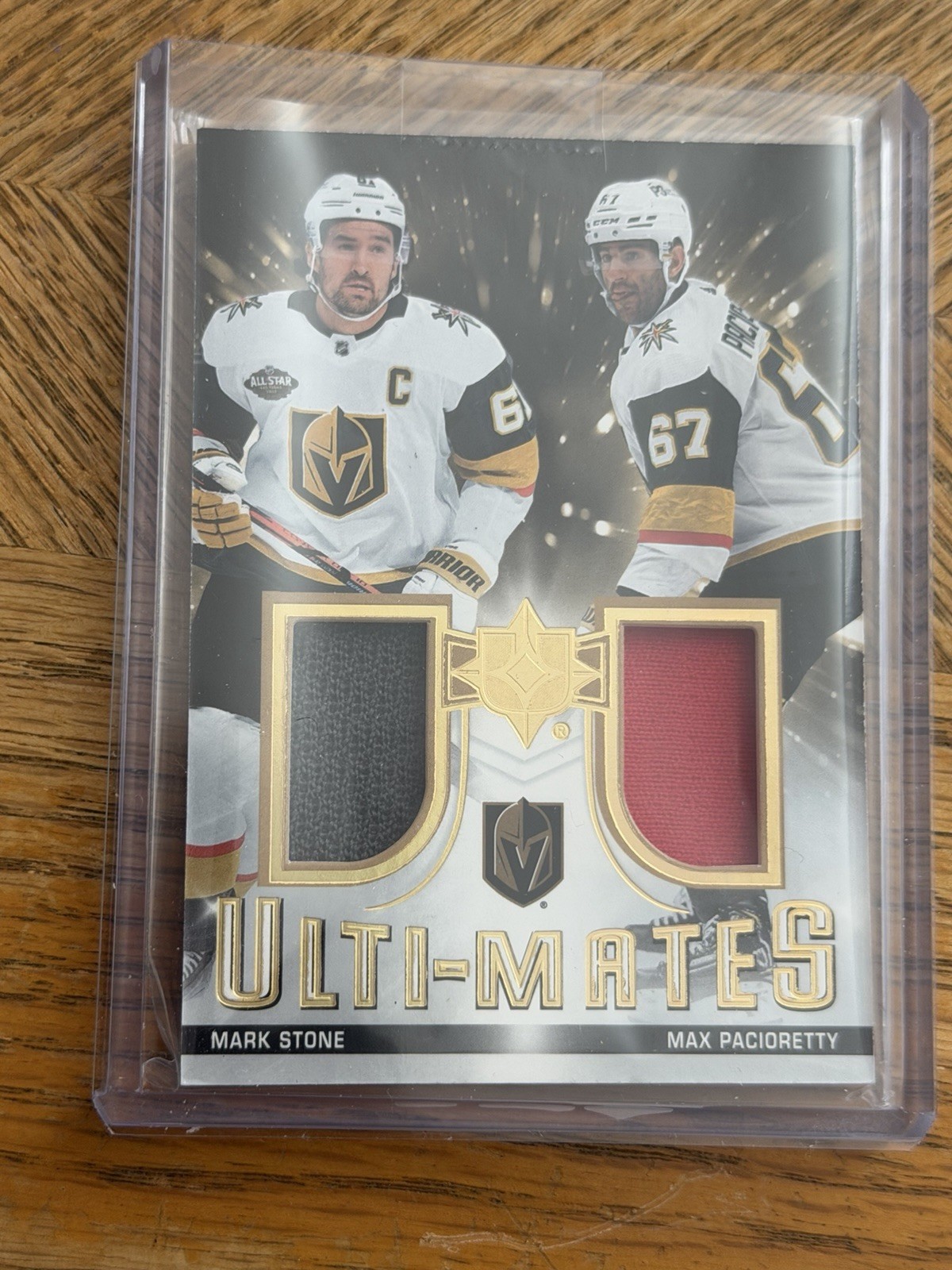 Mark Stone Max Pacioretty 2021-22 Ultimate Collection Ulti-Mates Jersey VGK Mark Stone Max Pacioretty 2021-22 Ultimate Collection Ulti-Mates Jersey VGK
