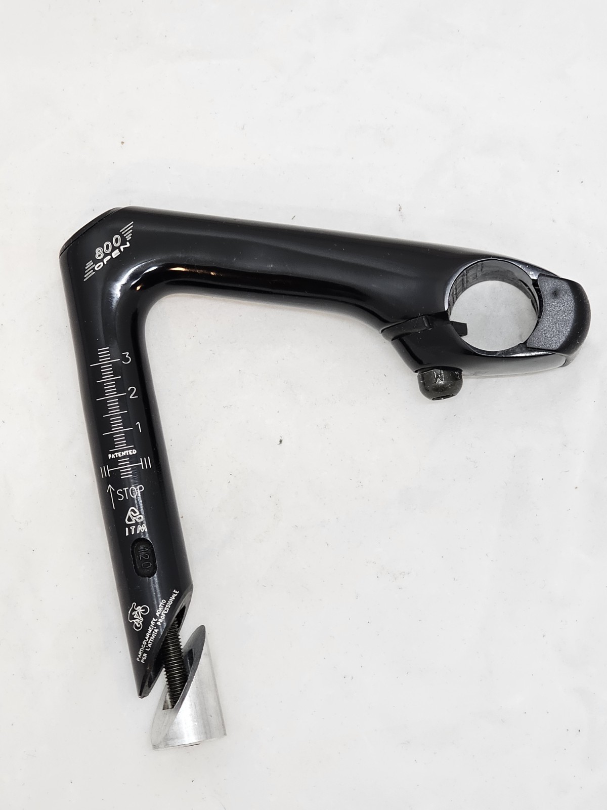 ITM 800 Open Quill Stem 120mm 76° Black NOS Vintage Road Bike 1\