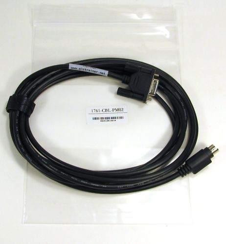 Allen Bradley Micrologix Cable 1761-CBL-PM02 ((10ft)) straight end LIFETIME Guar