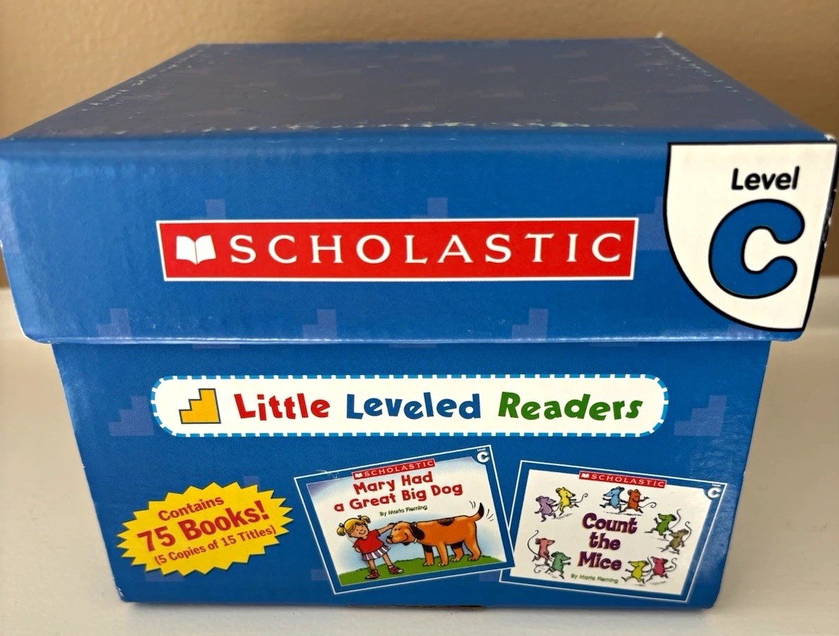 Scholastic Little Leveled Readers Level C Box Set 75 Books Illustrated