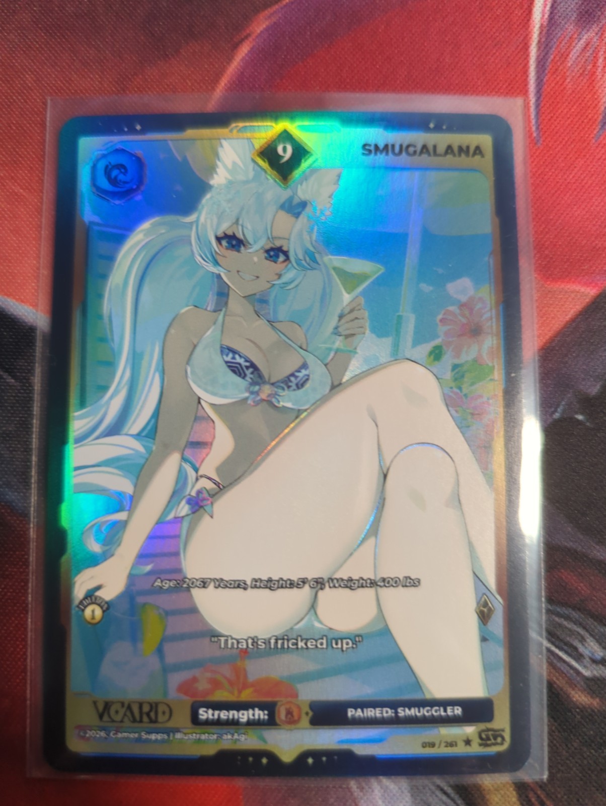 Gamersupps Vcard Fractured Paradox 1st Edition Holo 9 Smugalana