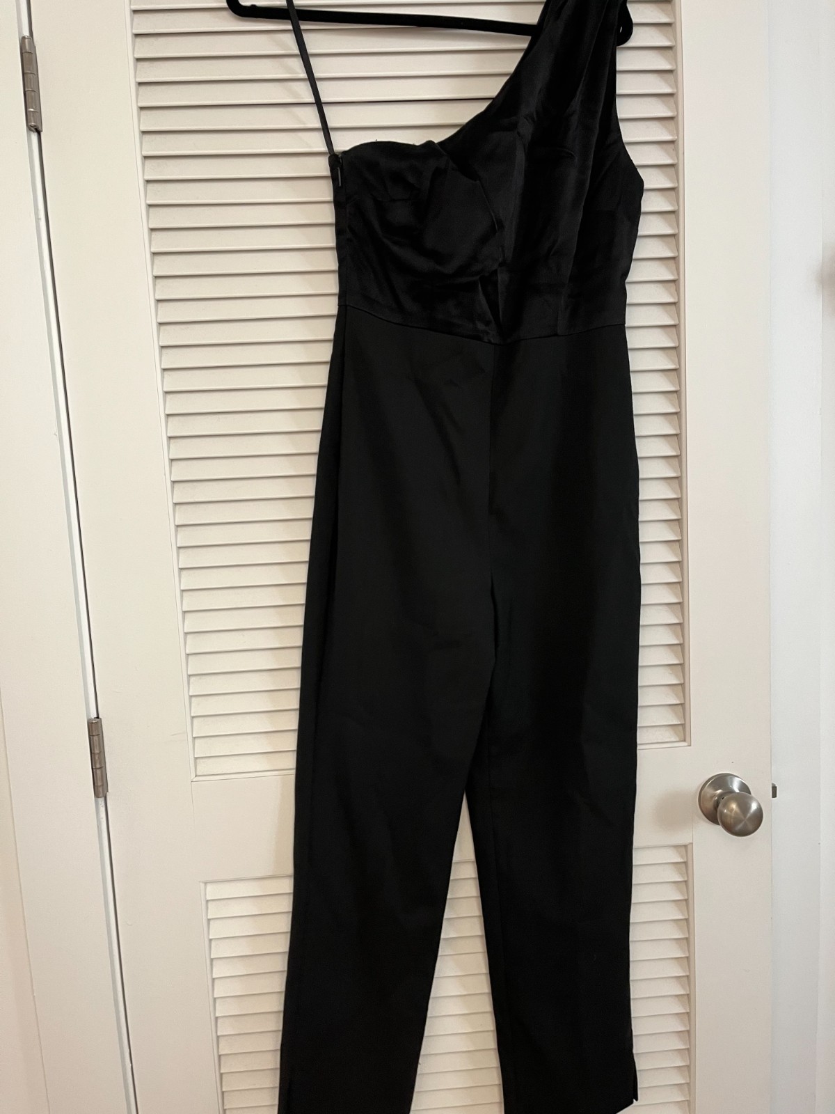 Ted Baker One-Shoulder Jumpsuit, Black, Size 1 (but fits size 4-6), Worn once