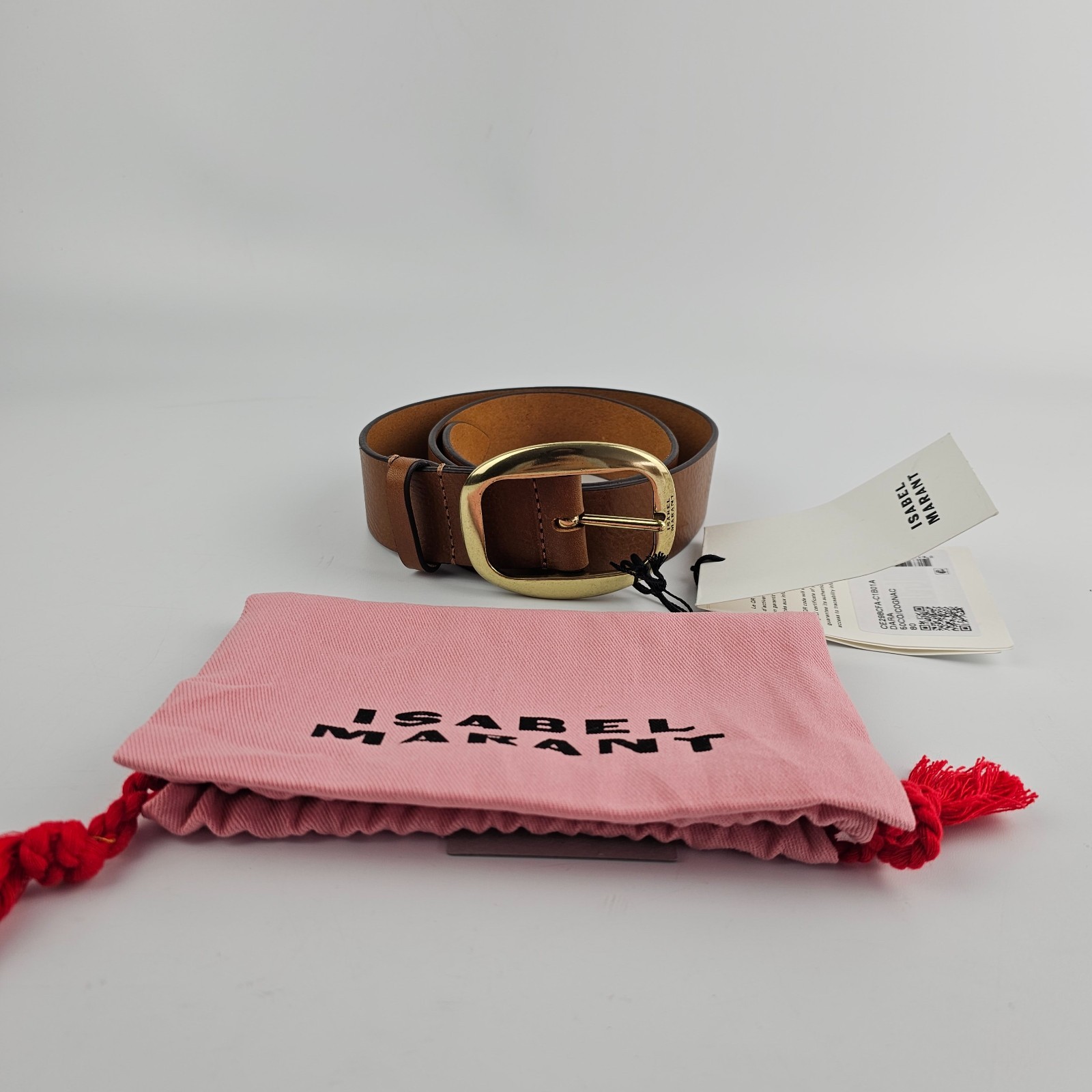 ISABEL MARANT Dora Leather Belt New & Authentic