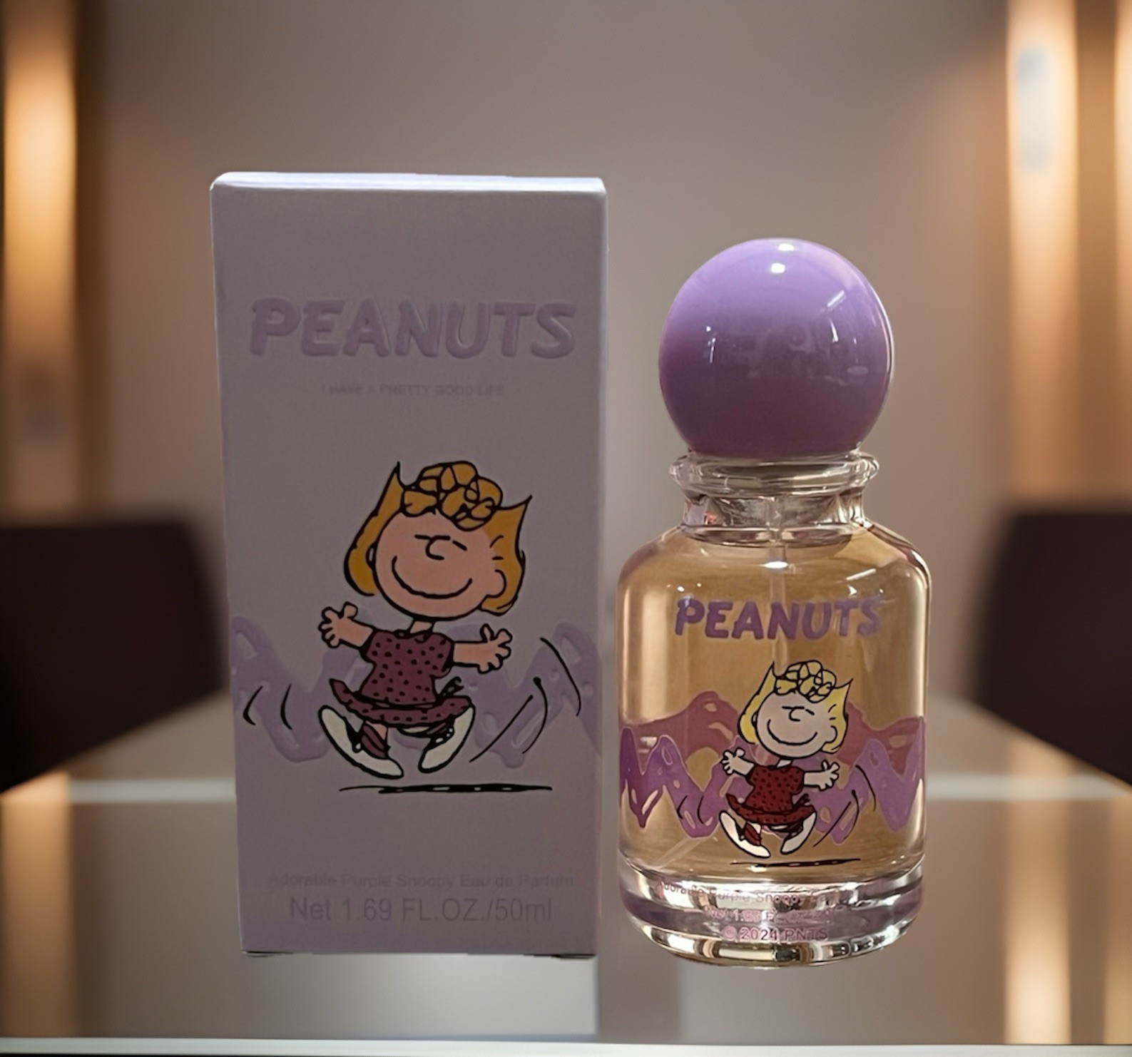MINISO Peanuts Adorable purple snoopy Perfume 1.7 ounce new MINISO Peanuts Adorable purple snoopy Perfume 1.7 ounce new