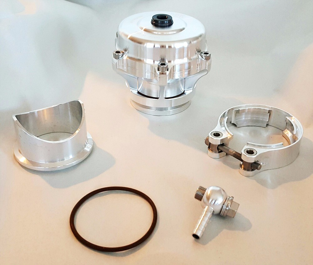 TIAL GENUINE 50mm Q BLOW OFF VALVE BOV 11 psi Polished (Ver 2) w/ Flange