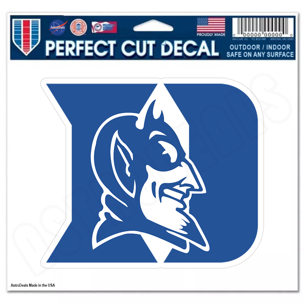 Duke Blue Devils Logo NCAA College Vinyl Sticker Decal *Size: 3\