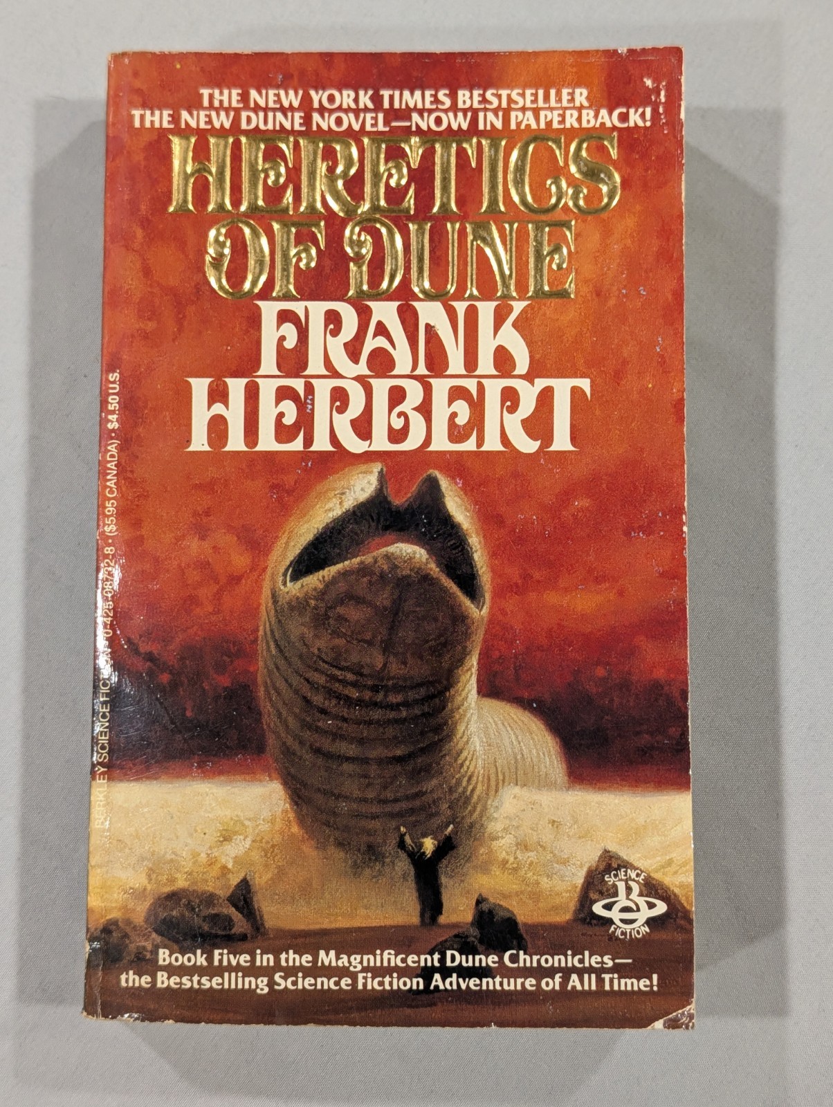 Heretics of Dune by Frank Herbert (1986 Paperback, Berkley) Science Fiction PB Heretics of Dune by Frank Herbert (1986 Paperback, Berkley) Science Fiction PB