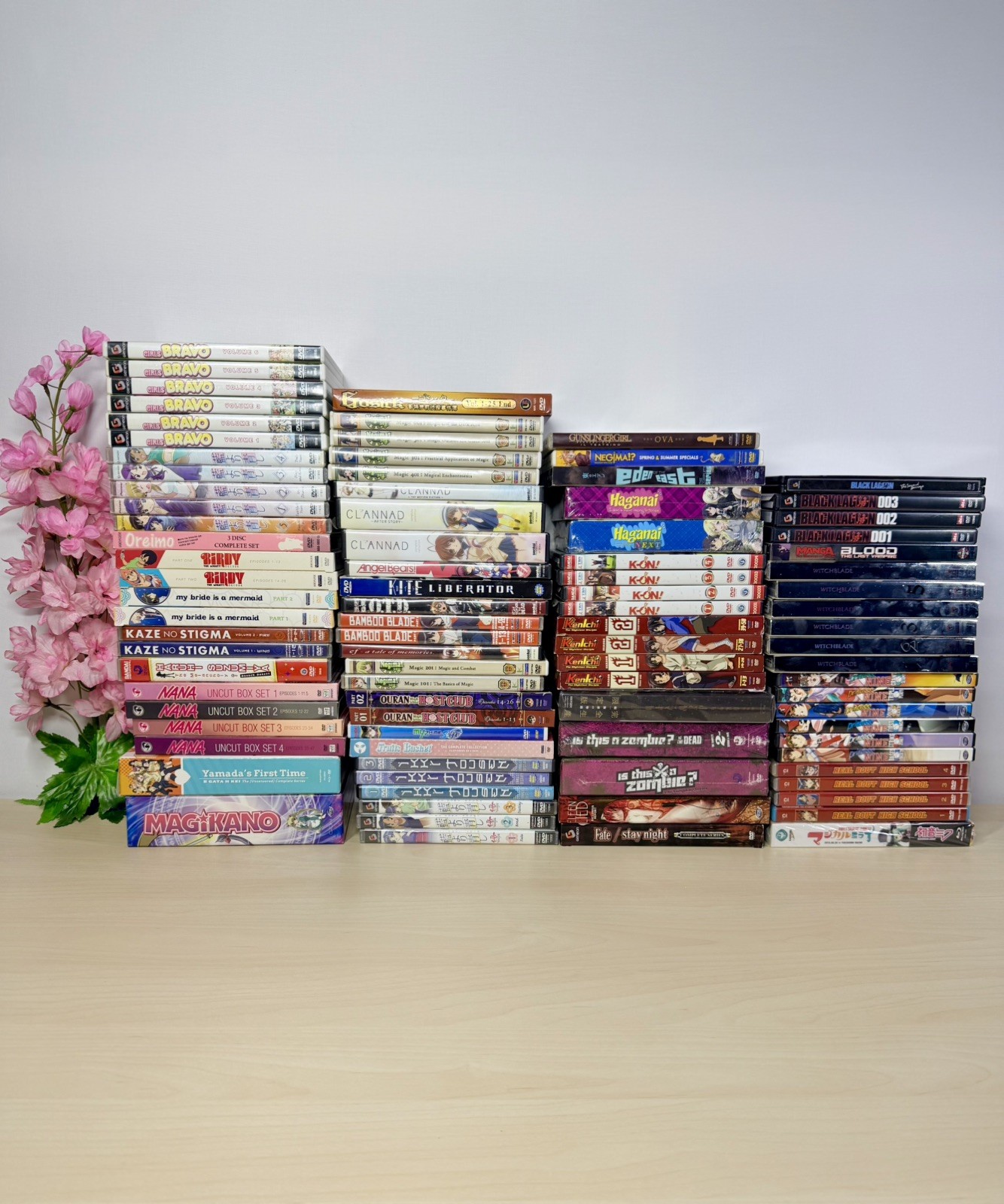 Huge Anime DVD Lot 80+ | Rare Titles | Clannad, Black Lagoon, Nana, Birdy & More Huge Anime DVD Lot 80+ | Rare Titles | Clannad, Black Lagoon, Nana, Birdy & More