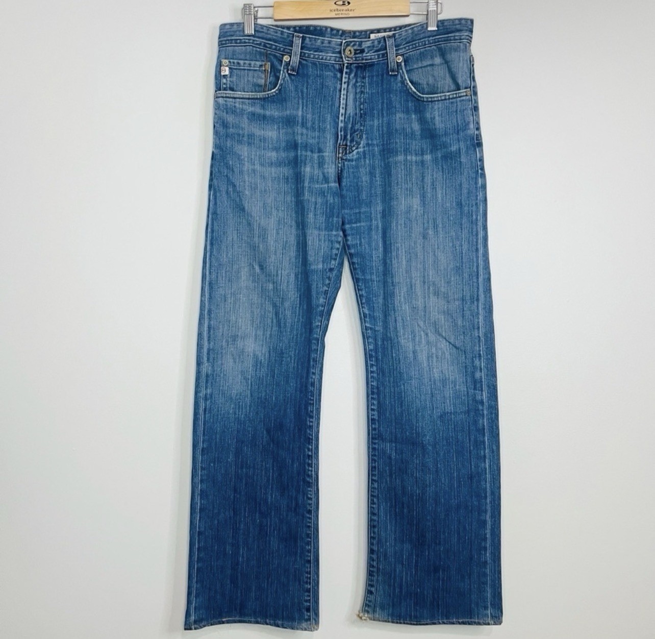 Vintage AG Light Blue Straight Leg Classic Jeans 31R Men Vintage AG Light Blue Straight Leg Classic Jeans 31R Men