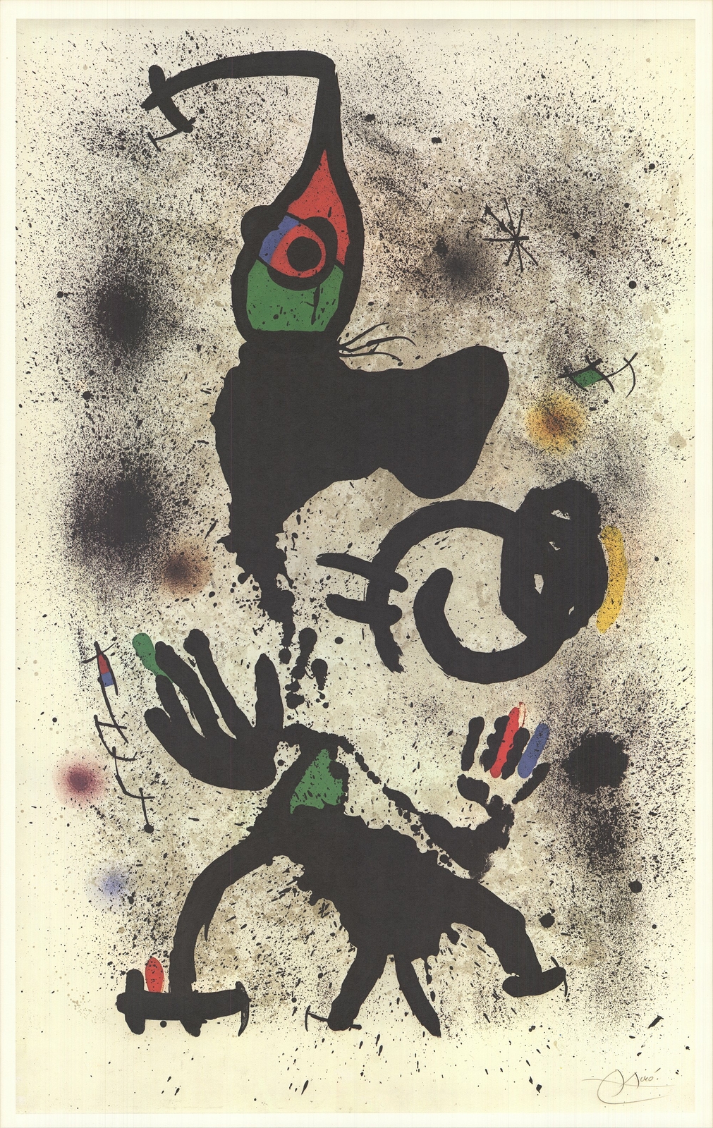 JOAN MIRO Traversing 33.25\