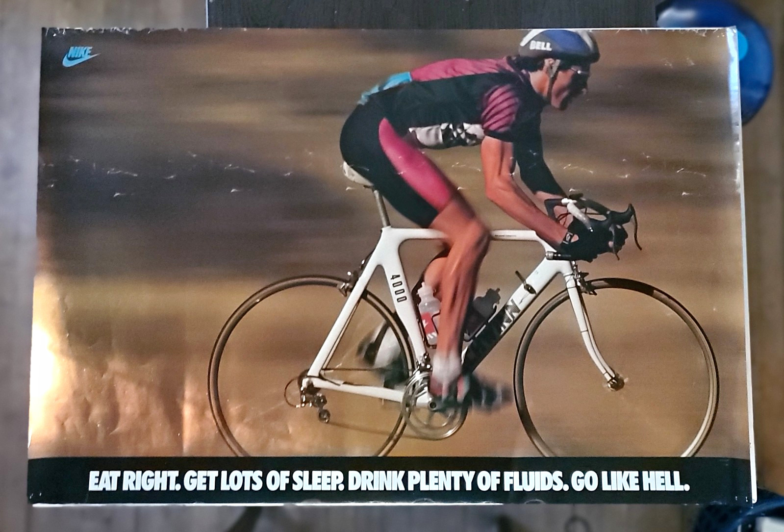 Vintage Nike Cycling Poster \