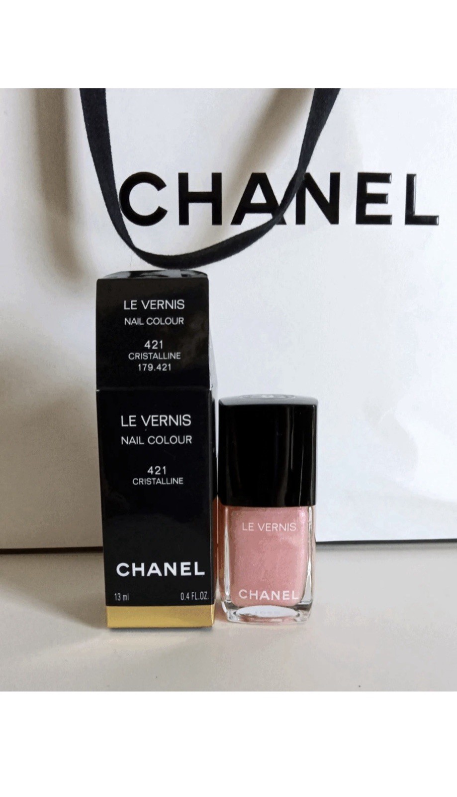 New Chanel Nail Polish Le Vernis Limited Edition #421 Cristalline Summer 2026