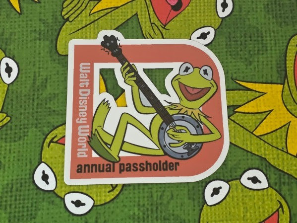 Walt Disney World Annual Passholder Magnet 2026 Kermit the Frog HOMEMADE