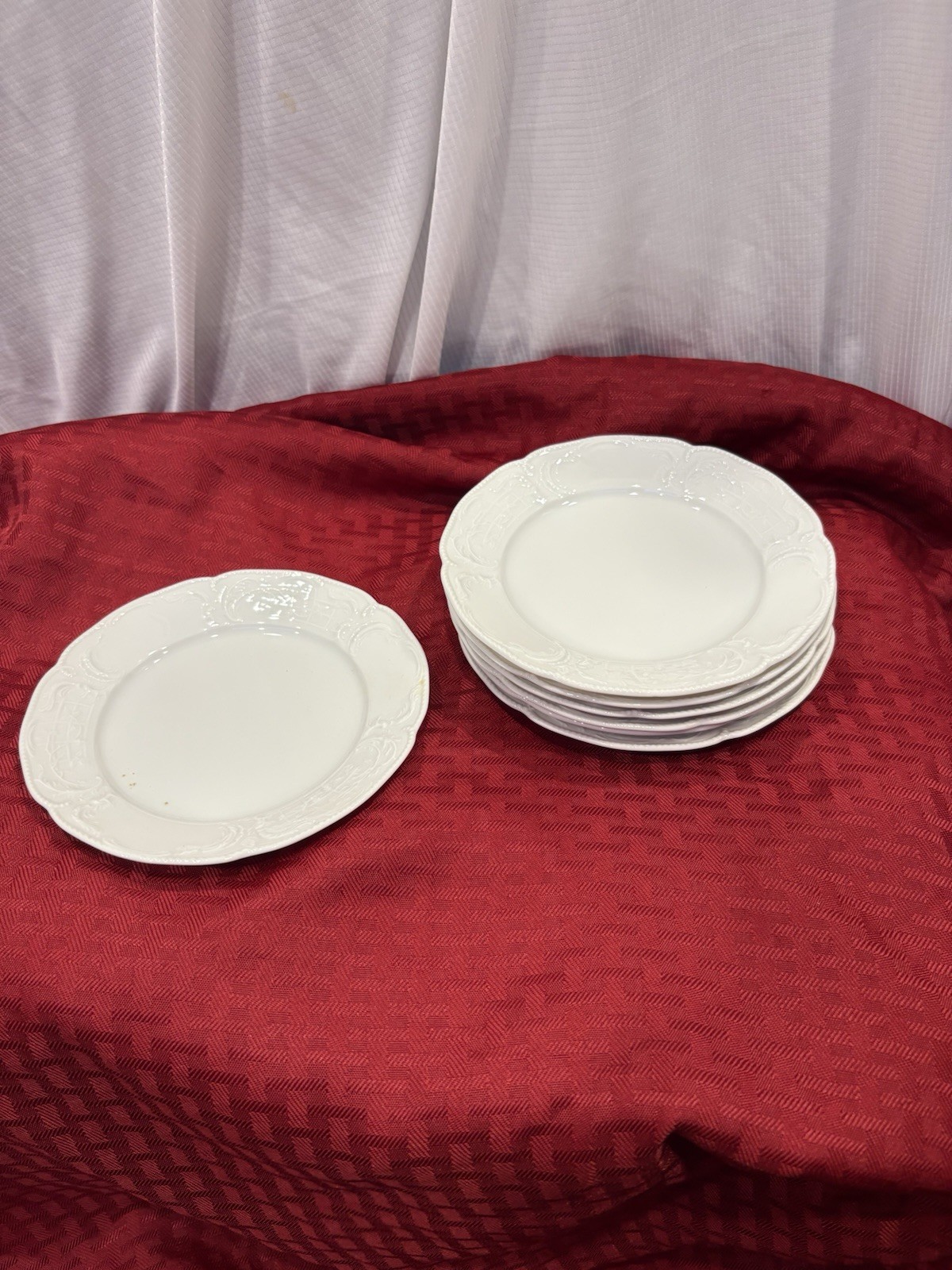 Seven (7) Sanssouci White by Rosenthal - Continental 6 1/4” Bread Plates
