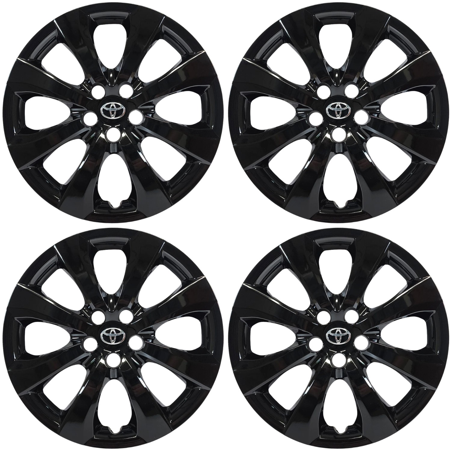 2020-2026 Toyota Corolla LE Style 542-16BLK + LOGO 16