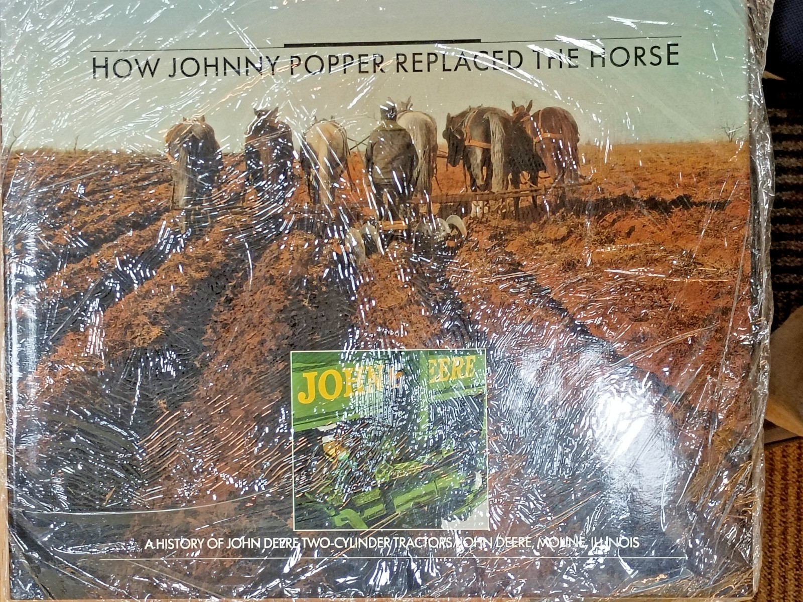 Factory Sealed Vintage John Deere Tractor History Book 1988 ISBN 9780866911115
