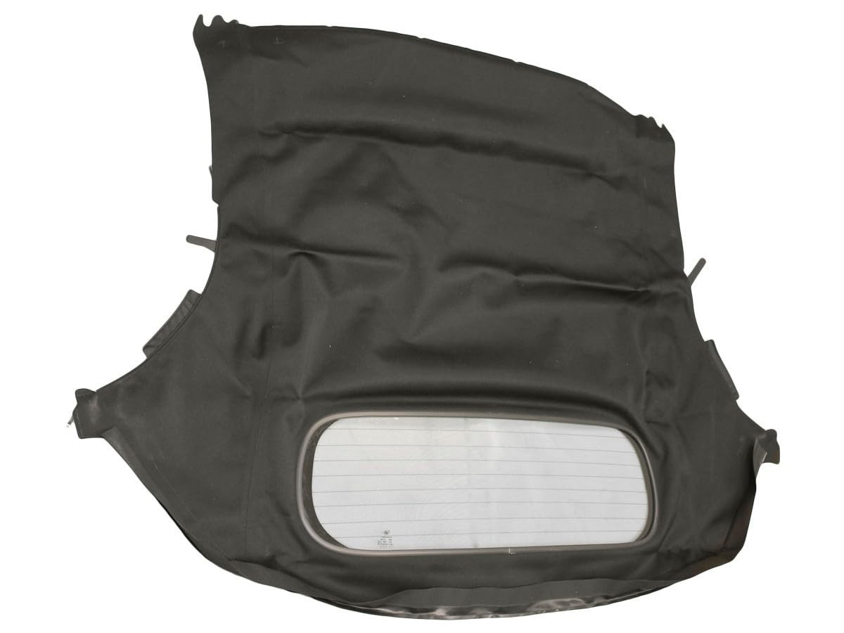 Fits 2006-2011 Mitsubishi Eclipse Spyder Soft Top Pinpoint Black HtdGlass