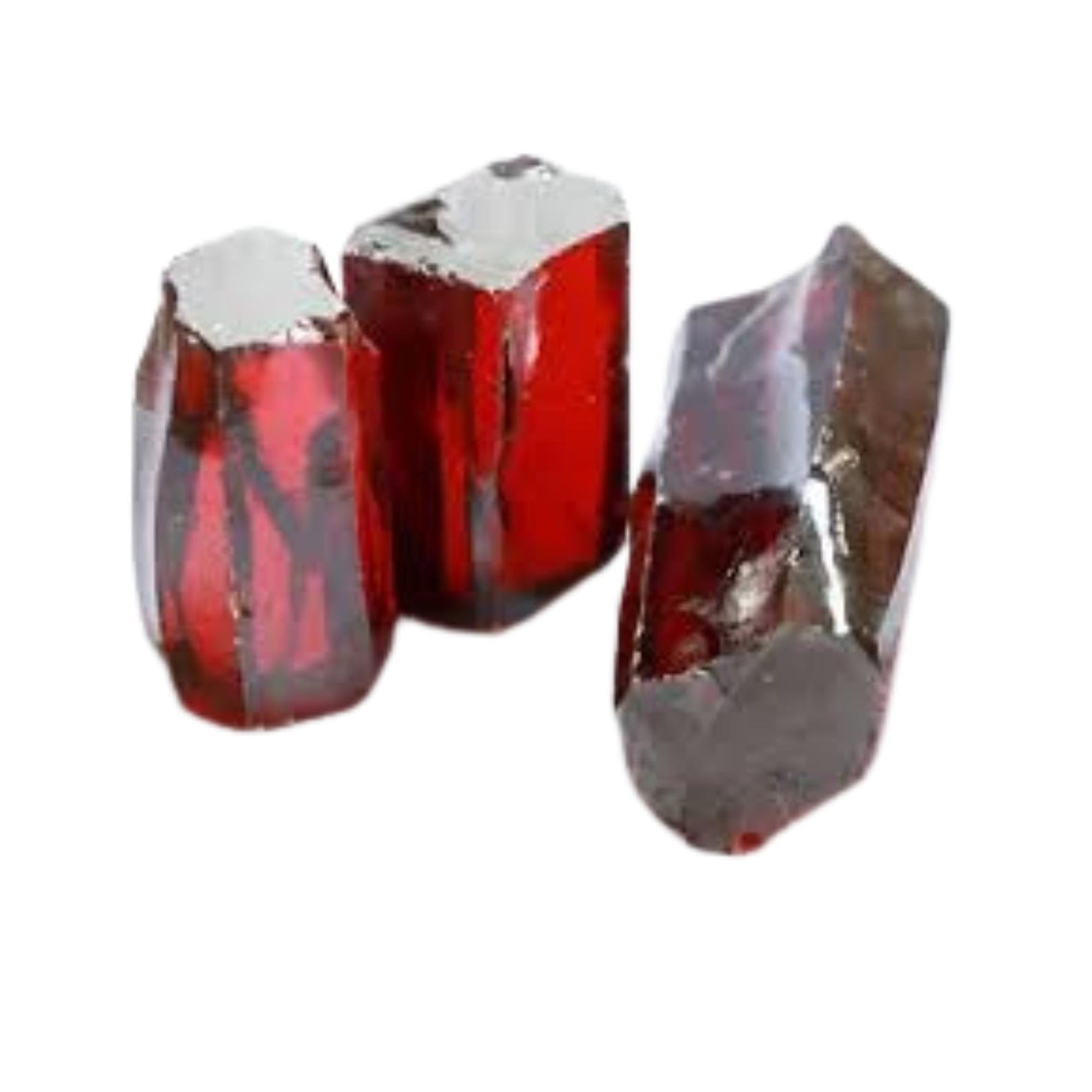 Natural Raw Garnet Zircon Crystal 315-385ct | AAA Rough Red Gemstone