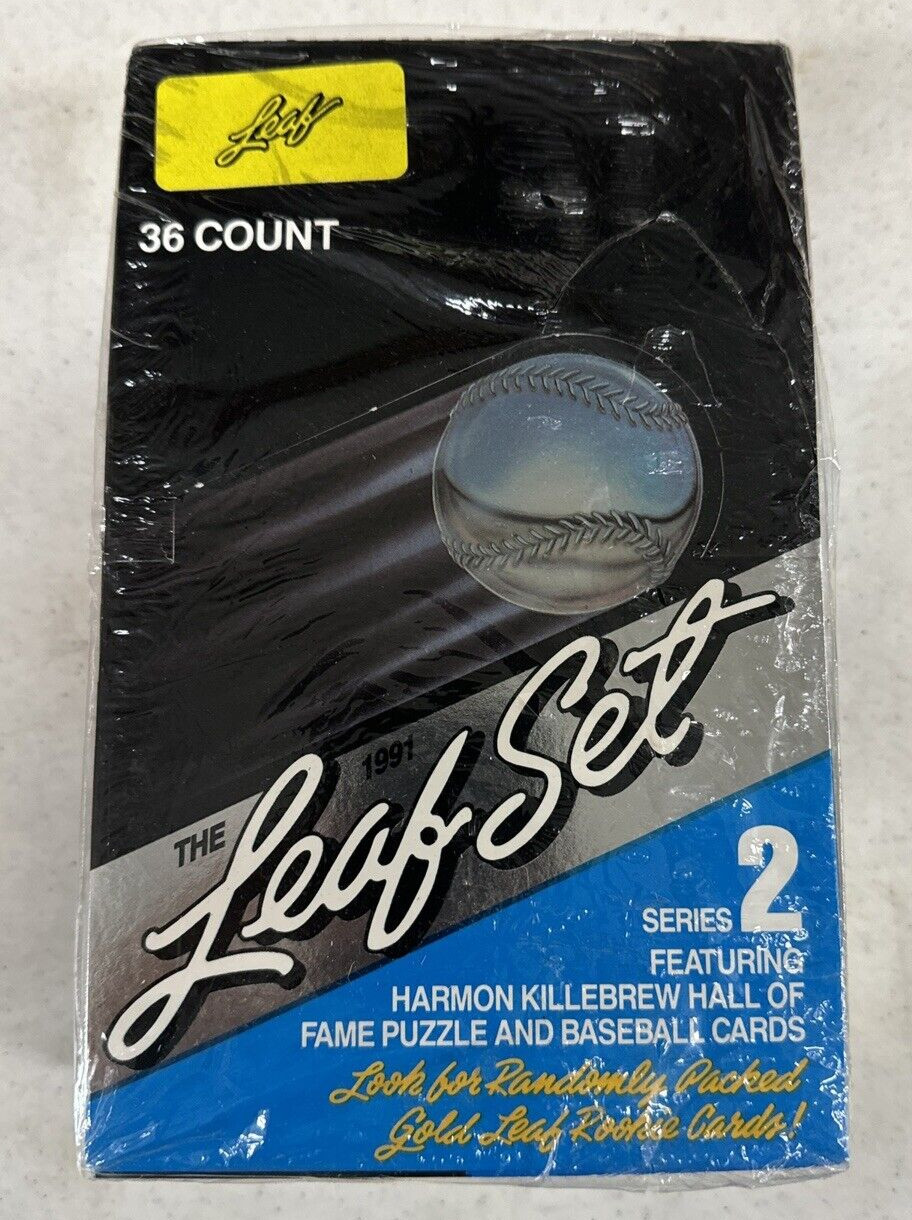 1991 LEAF SET Baseball Series 2 Trading Cards Factory Sealed Wax Box 36pk NEW