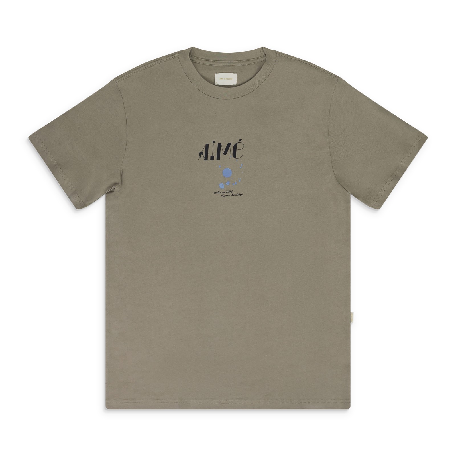 AIME LEON DORE Green Ink Logo T-Shirt SIZE XL $85