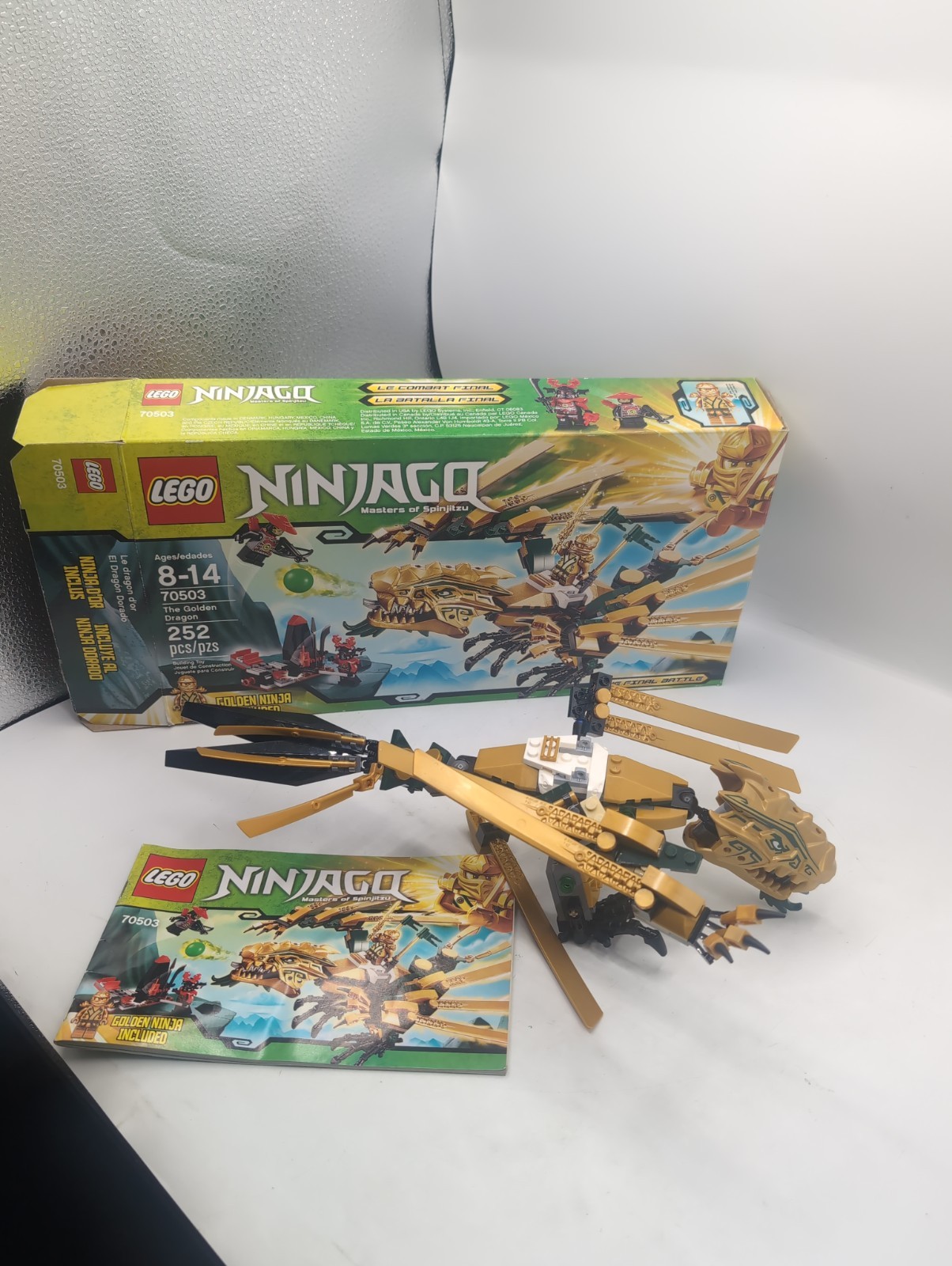 LEGO NINJAGO The Golden Dragon 70503 Incomplete w/ Box + Manual