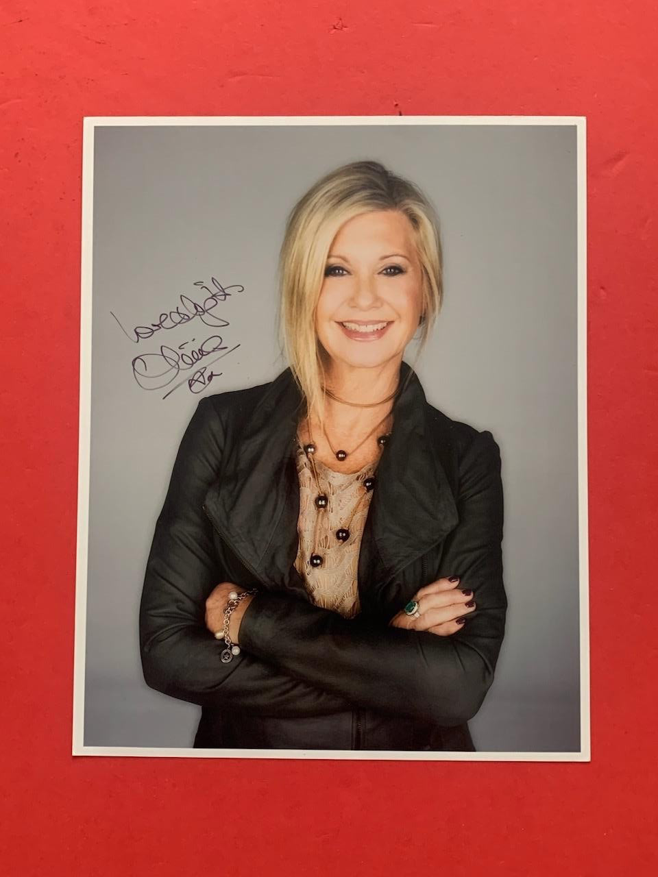 Olivia Newton-John Hand Signed 8 x 10 Portrait Photo