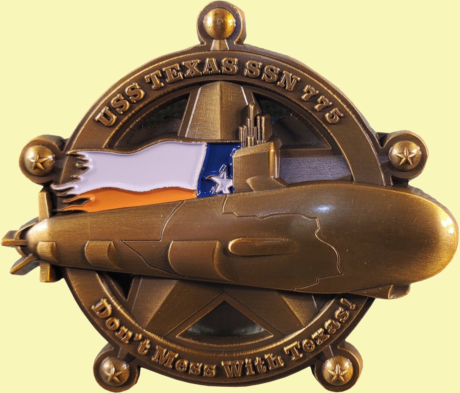 US Navy USS Texas SSN 775 Commemorative Challenge Coin 131 US Navy USS Texas SSN 775 Commemorative Challenge Coin 131
