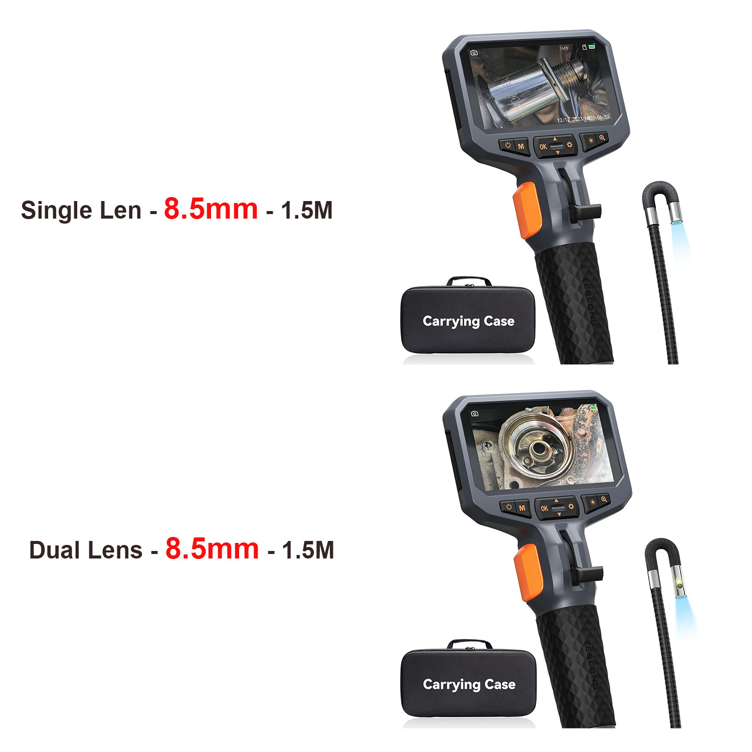 Two-Way Articulated Industrial Borescope Inspection Camera Single / Dual Lens Two-Way Articulated Industrial Borescope Inspection Camera Single / Dual Lens