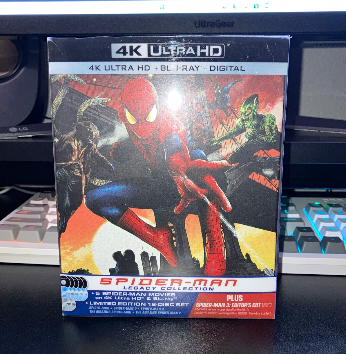 Sony Spider-Man Legacy Collection 4K UHD Blu-ray Steelbook Box Set Sony Spider-Man Legacy Collection 4K UHD Blu-ray Steelbook Box Set