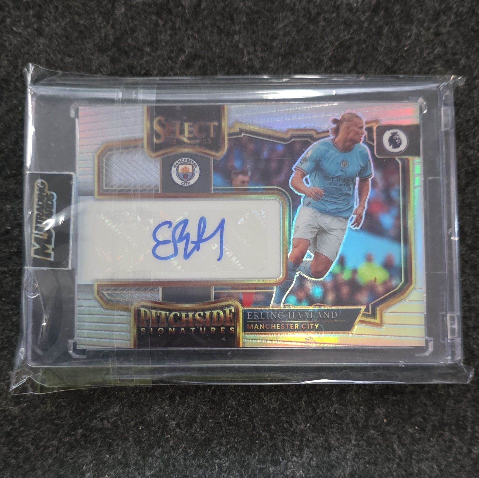 panini select 2022-23 pitchside signatures prizm auto PS-EH haaland panini select 2022-23 pitchside signatures prizm auto PS-EH haaland