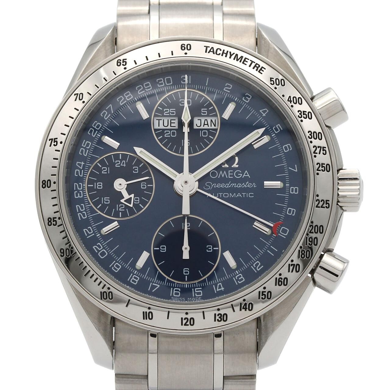 Authentic Omega Speedmaster Day-Date 3523.80 Stainless Steel Mechanical Auto...