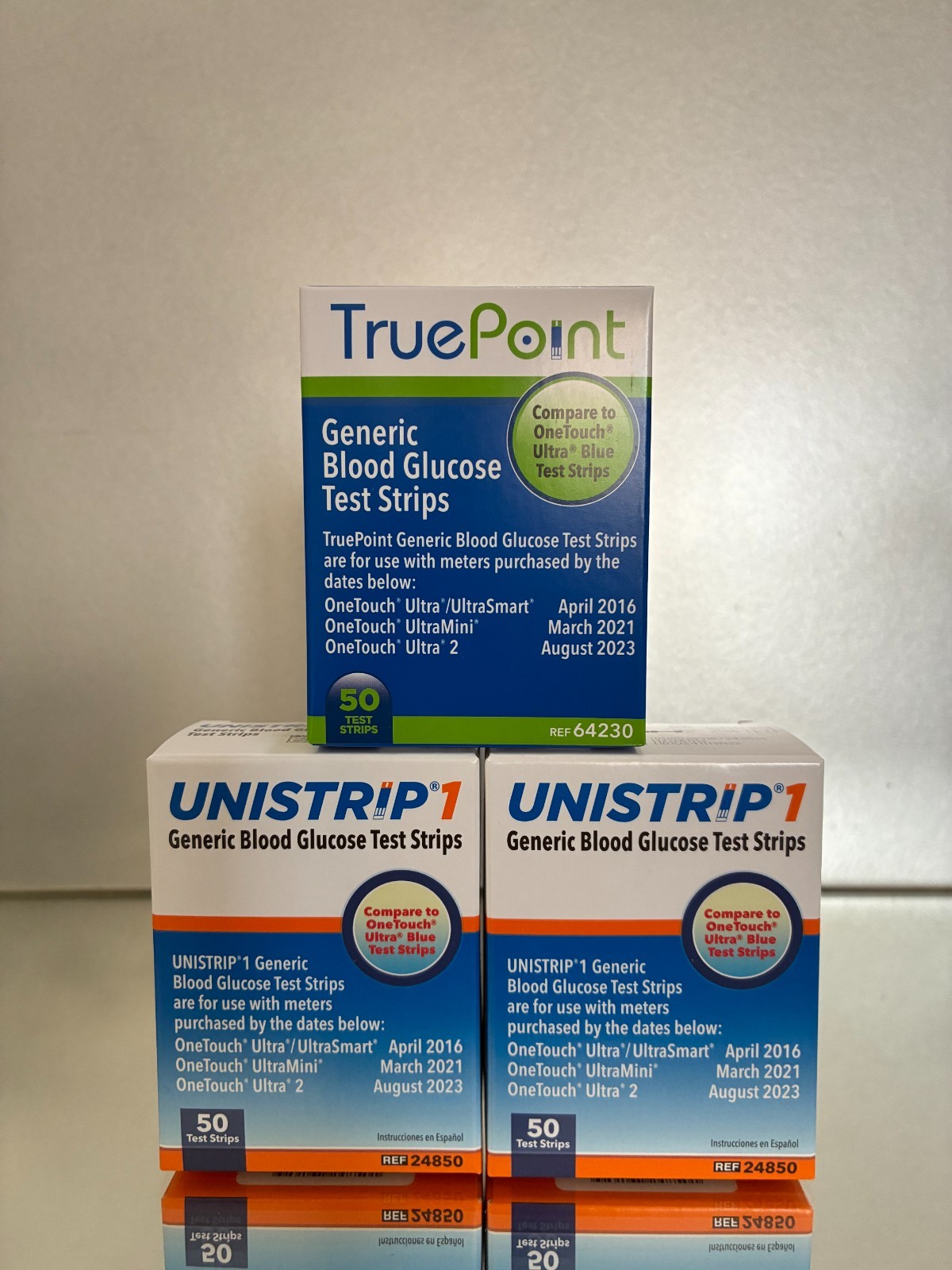 True Point - Unistrip Blood Glucose Strips – 150 Count